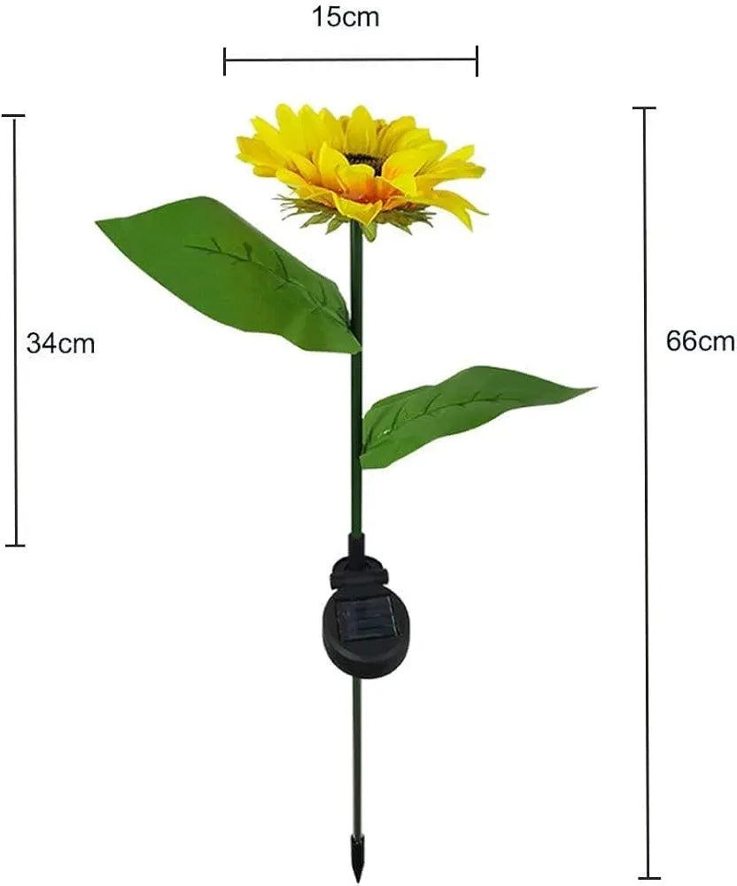 SOLAR LED SUNFLOWER DECRATIVE LIGHT SOLAR LED SUNFLOWER DECRATIVE LIGHT